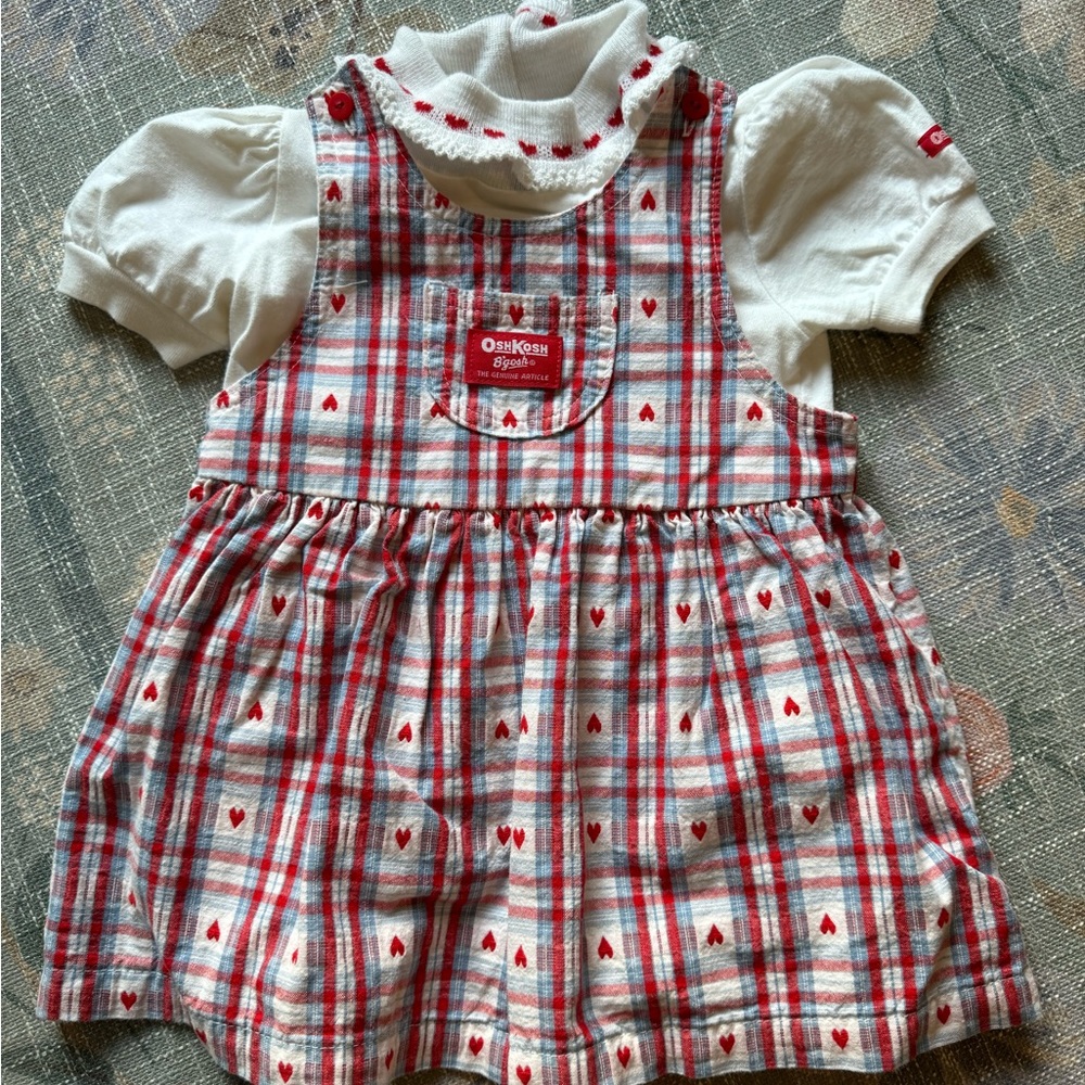Vintage Oshkosh heart outfit